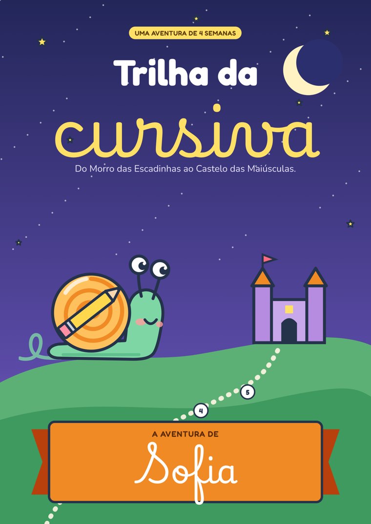 Capa aventura com o nome Sofia